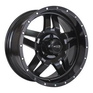 RTX Wheels – Mesa – Black – 16″x8″ -15mm – All weather Wheels – 081698